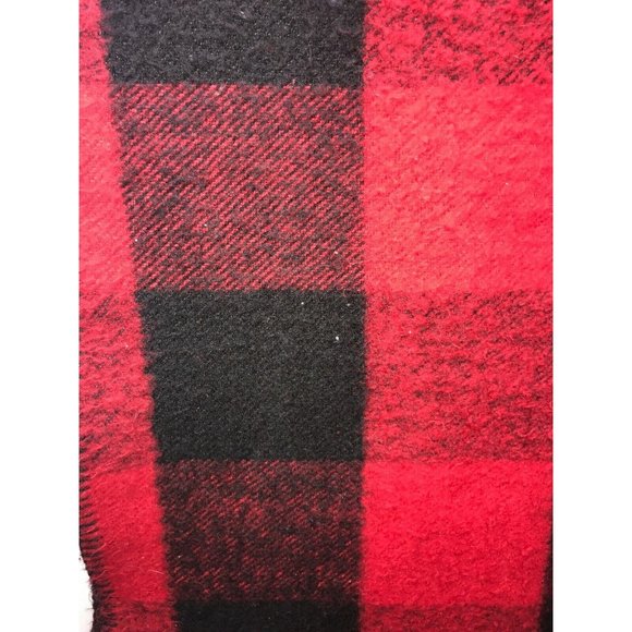 san marcos blanket Lap Throw Stadium Mexico 45 X 72 Acrylic Buffalo Plaid Check - Picture 5 of 6